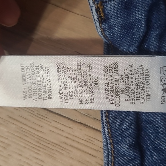 Good American Jeans Women's sz 4/27 Good Leg Crop Mid Rise Indigo Denim Jeans - Picture 8 of 14